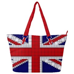 Union Jack Flag Uk Patriotic Full Print Shoulder Bag by Celenk