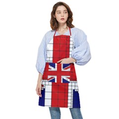 Union Jack Flag Uk Patriotic Pocket Apron by Celenk