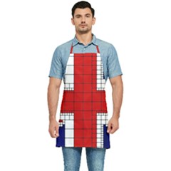 Union Jack Flag Uk Patriotic Kitchen Apron by Celenk