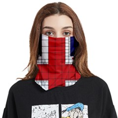 Union Jack Flag Uk Patriotic Face Covering Bandana (two Sides) by Celenk