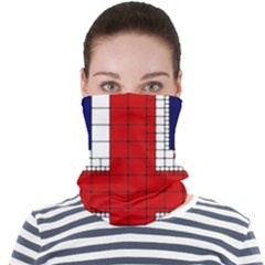 Union Jack Flag Uk Patriotic Face Seamless Bandana (adult) by Celenk