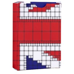 Union Jack Flag Uk Patriotic Playing Cards Single Design (rectangle) With Custom Box by Celenk