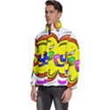 Happy Happiness Child Smile Joy Men s Puffer Bubble Jacket Coat View2