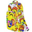 Happy Happiness Child Smile Joy Double Compartment Backpack View1