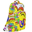 Happy Happiness Child Smile Joy Double Compartment Backpack View2