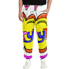 Happy Happiness Child Smile Joy Men s Elastic Waist Pants by Celenk