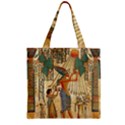 Egyptian Man Sun God Ra Amun Zipper Grocery Tote Bag View1