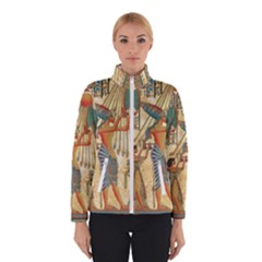 Egyptian Man Sun God Ra Amun Women s Bomber Jacket