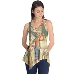 Egyptian Man Sun God Ra Amun Sleeveless Tunic by Celenk