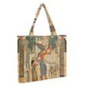 Egyptian Man Sun God Ra Amun Zipper Medium Tote Bag View2