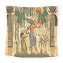 Egyptian Man Sun God Ra Amun Square Tapestry (Large) View1