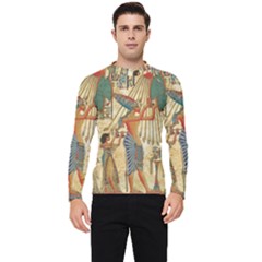 Egyptian Man Sun God Ra Amun Men s Long Sleeve Rash Guard