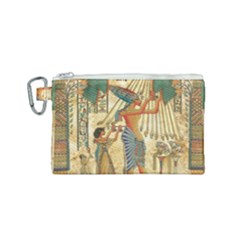 Egyptian Man Sun God Ra Amun Canvas Cosmetic Bag (Small)