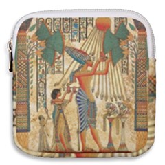 Egyptian Man Sun God Ra Amun Mini Square Pouch