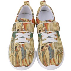 Egyptian Man Sun God Ra Amun Women s Velcro Strap Shoes by Celenk