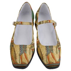 Egyptian Man Sun God Ra Amun Women s Mary Jane Shoes by Celenk