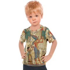 Egyptian Man Sun God Ra Amun Kids  Sports Tee