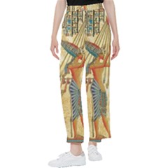 Egyptian Man Sun God Ra Amun Women s Pants 