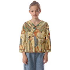 Egyptian Man Sun God Ra Amun Kids  Sailor Shirt