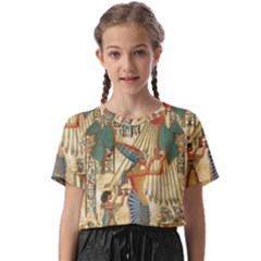 Egyptian Man Sun God Ra Amun Kids  Basic Tee