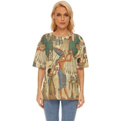 Egyptian Man Sun God Ra Amun Oversized Basic Tee by Celenk