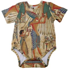 Egyptian Man Sun God Ra Amun Baby Short Sleeve Bodysuit