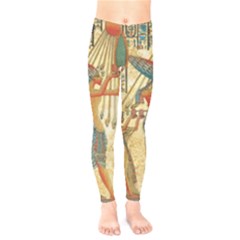 Egyptian Man Sun God Ra Amun Kids  Classic Winter Leggings