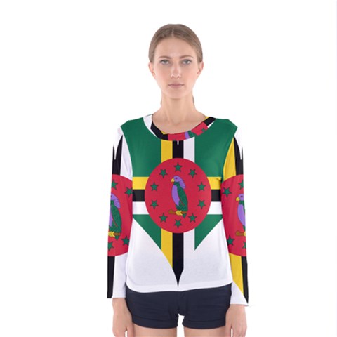 Heart Love Flag Antilles Island Women s Long Sleeve Tee by Celenk