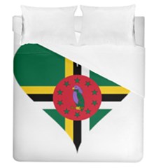 Heart Love Flag Antilles Island Duvet Cover (queen Size) by Celenk