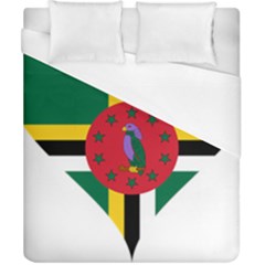 Heart Love Flag Antilles Island Duvet Cover (california King Size) by Celenk