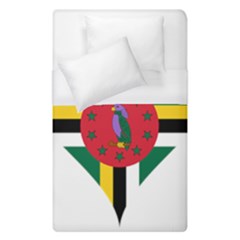 Heart Love Flag Antilles Island Duvet Cover (single Size) by Celenk