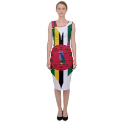 Heart Love Flag Antilles Island Sleeveless Pencil Dress by Celenk