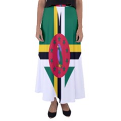 Heart Love Flag Antilles Island Flared Maxi Skirt by Celenk