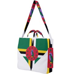 Heart Love Flag Antilles Island Square Shoulder Tote Bag by Celenk