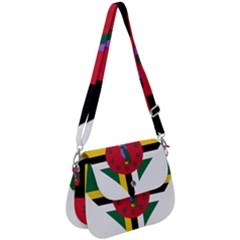 Heart Love Flag Antilles Island Saddle Handbag by Celenk