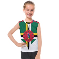 Heart Love Flag Antilles Island Kids  Mesh Tank Top by Celenk