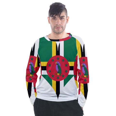 Heart Love Flag Antilles Island Men s Long Sleeve Raglan Tee by Celenk