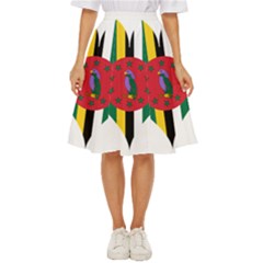 Heart Love Flag Antilles Island Classic Short Skirt by Celenk