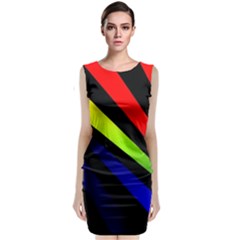 Graphic Design Computer Graphics Sleeveless Velvet Midi Dress