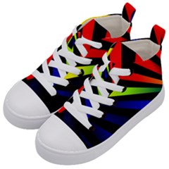 Graphic Design Computer Graphics Kids  Mid-top Canvas Sneakers by Celenk