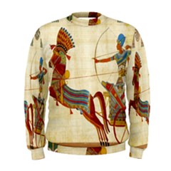 Egyptian Tutunkhamun Pharaoh Design Men s Sweatshirt by Celenk