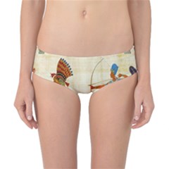 Egyptian Tutunkhamun Pharaoh Design Classic Bikini Bottoms by Celenk