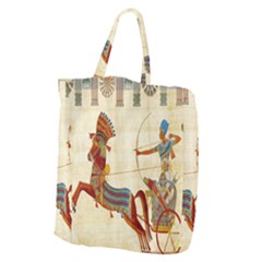 Egyptian Tutunkhamun Pharaoh Design Giant Grocery Tote by Celenk