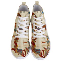 Egyptian Tutunkhamun Pharaoh Design Men s Lightweight High Top Sneakers by Celenk