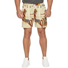 Egyptian Tutunkhamun Pharaoh Design Men s Runner Shorts by Celenk