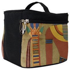 Egyptian Tutunkhamun Pharaoh Design Make Up Travel Bag (big) by Celenk