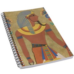 Egyptian Tutunkhamun Pharaoh Design 5 5  X 8 5  Notebook by Celenk