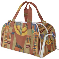 Egyptian Tutunkhamun Pharaoh Design Burner Gym Duffel Bag by Celenk