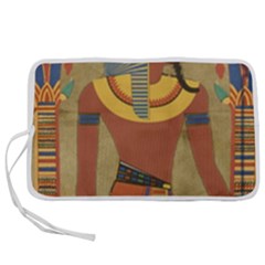 Egyptian Tutunkhamun Pharaoh Design Pen Storage Case (m) by Celenk