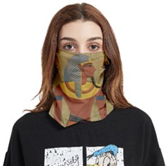 Egyptian Tutunkhamun Pharaoh Design Face Covering Bandana (two Sides) by Celenk